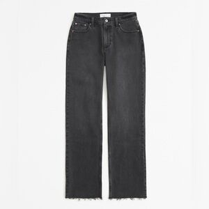 Abercrombie black low loose jeans